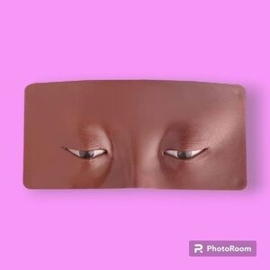 Black Makeup Practice Silicone Mannequin Face Eye Board